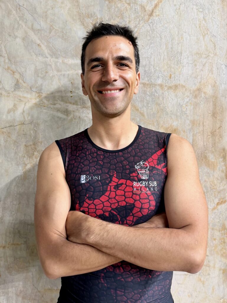 Fabio Pepe, giocatore di Rugby Sub Milano