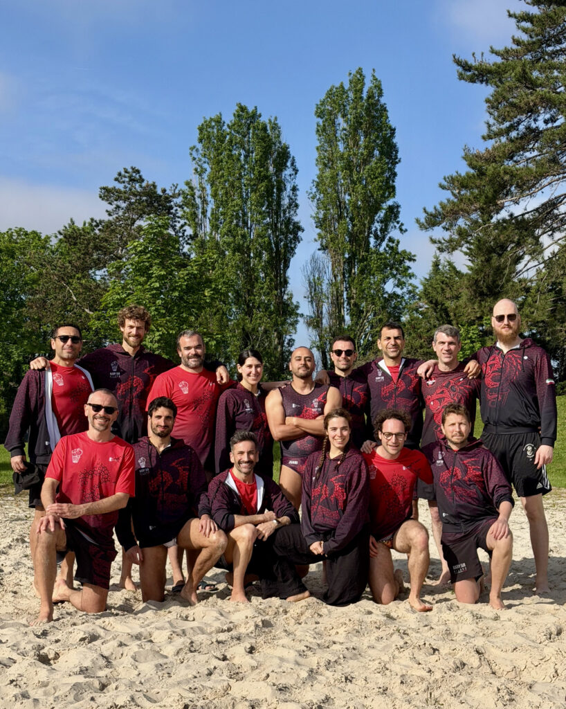La squadra di Rugby Sub Milano a Parigi
